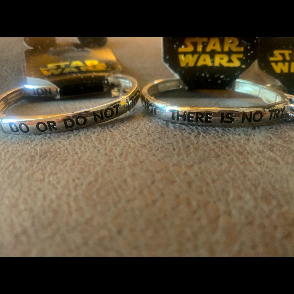 Star Wars bracelets and ring! Yoda! New! Disney!